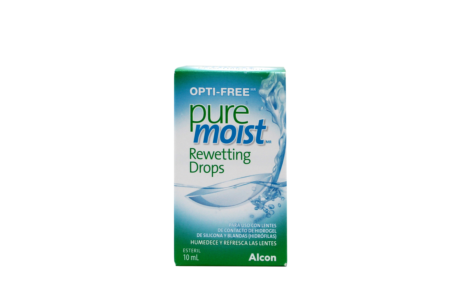 Opti-Free Pure Moist Rewetting Drops 10ml image number 1
