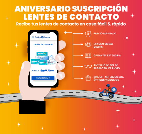 Aniversario suscripcion lentes de contacto