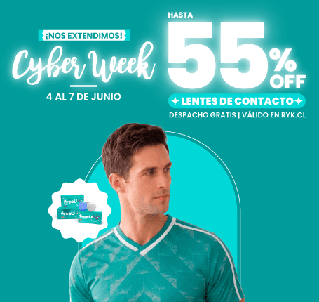 Hasta 55% dcto lentes de contacto 