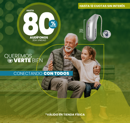 Hasta 80% dcto en la 2da unidad de audífonos