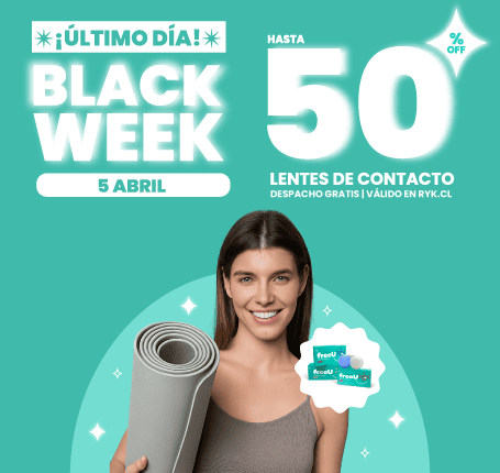 Hasta 50% dcto lentes de contacto 