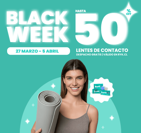 Hasta 50% dcto lentes de contacto 