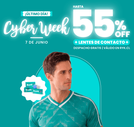 Hasta 55% dcto lentes de contacto 