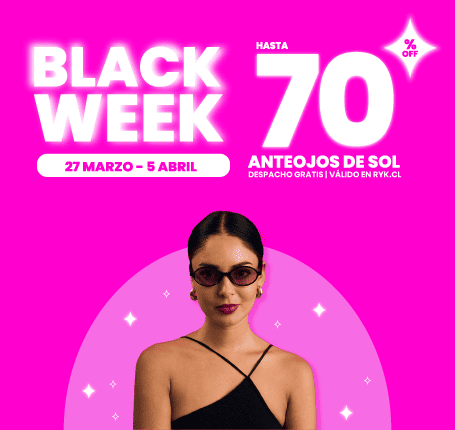 Hasta 70% anteojos de sol