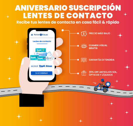 Aniversario suscripcion lentes de contacto