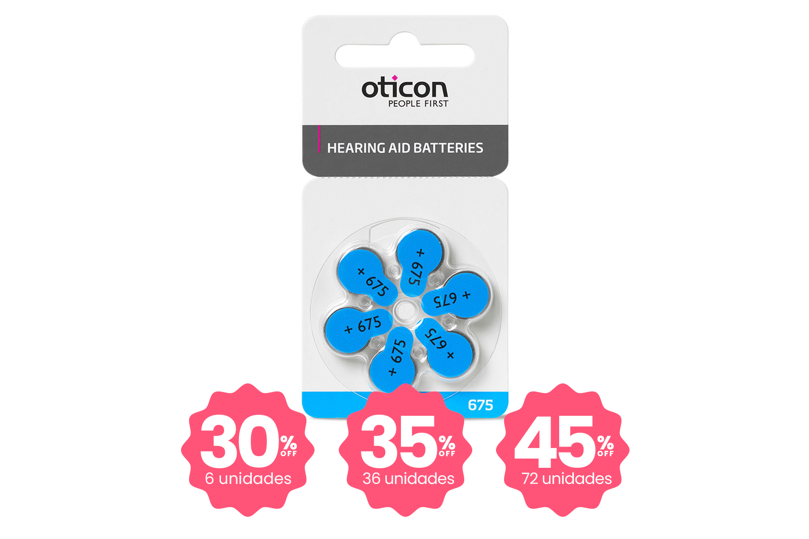 Pilas Audífonos 675 - Precio unitario