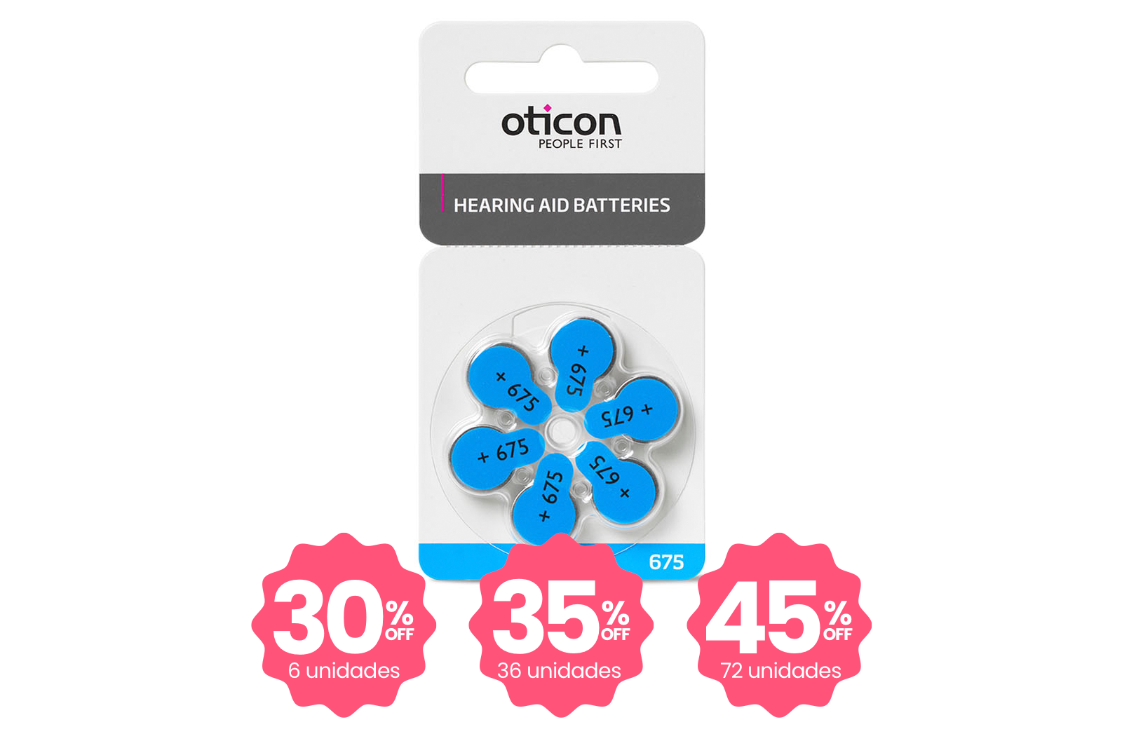 Pilas Aud&iacute;fonos 675 - Precio unitario